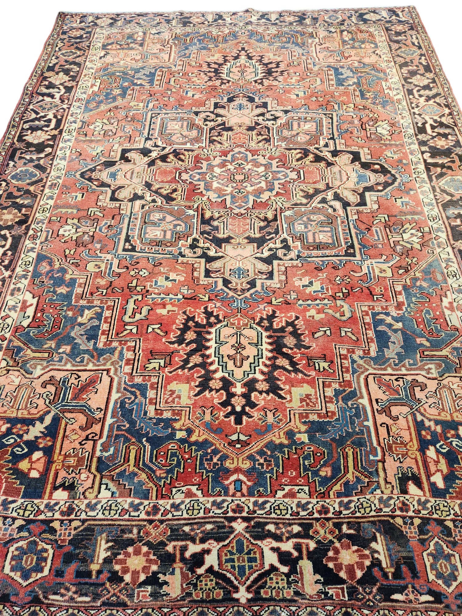 Heriz Vintage Persian Rug 345x240 cm