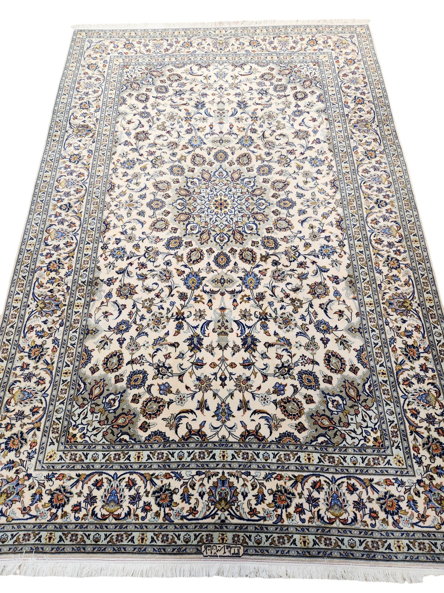 Kashan Persian Rug lamb's wool 300x200 cm