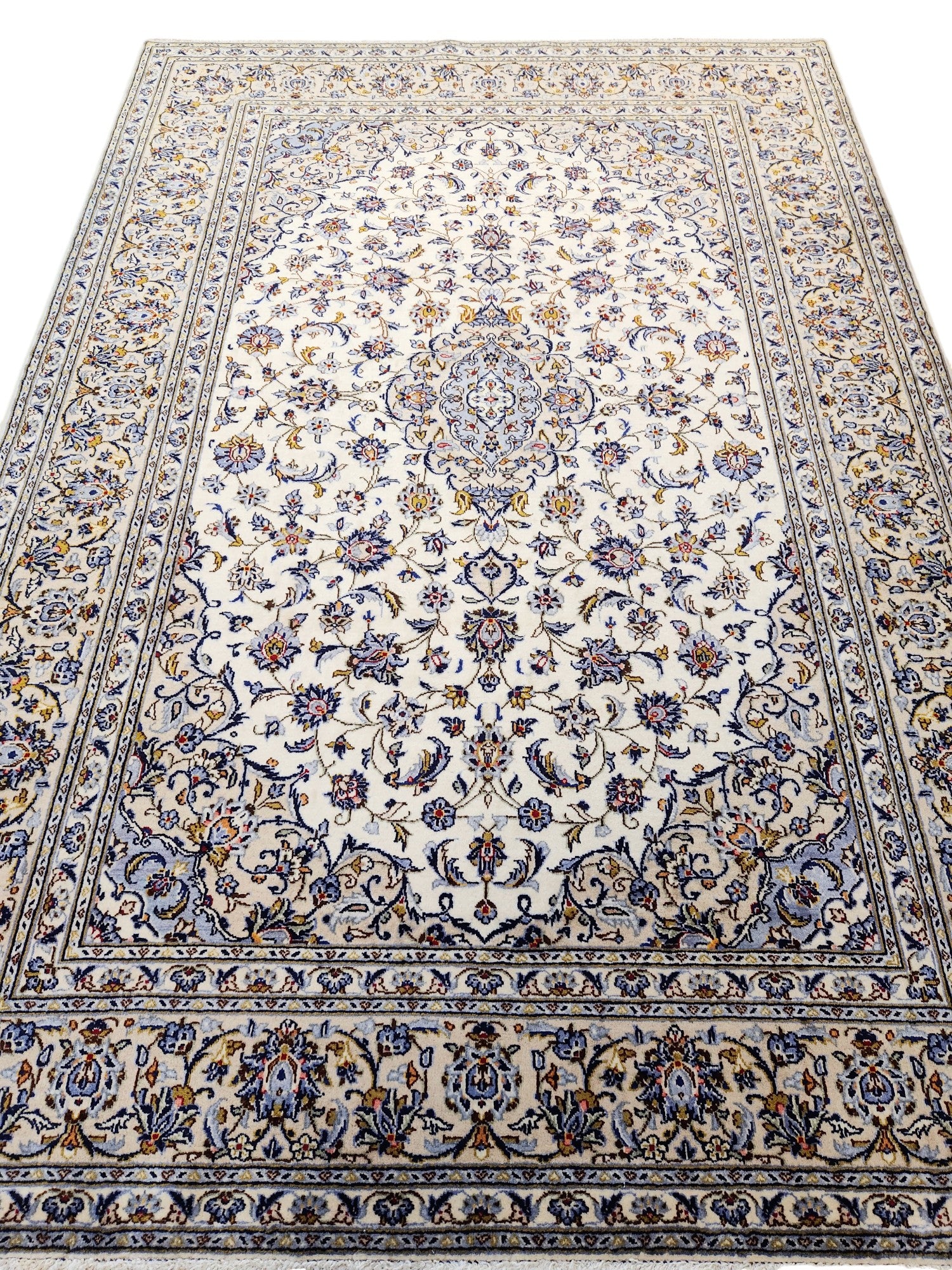 Kashan Persian Rug lamb's wool 300x200 cm