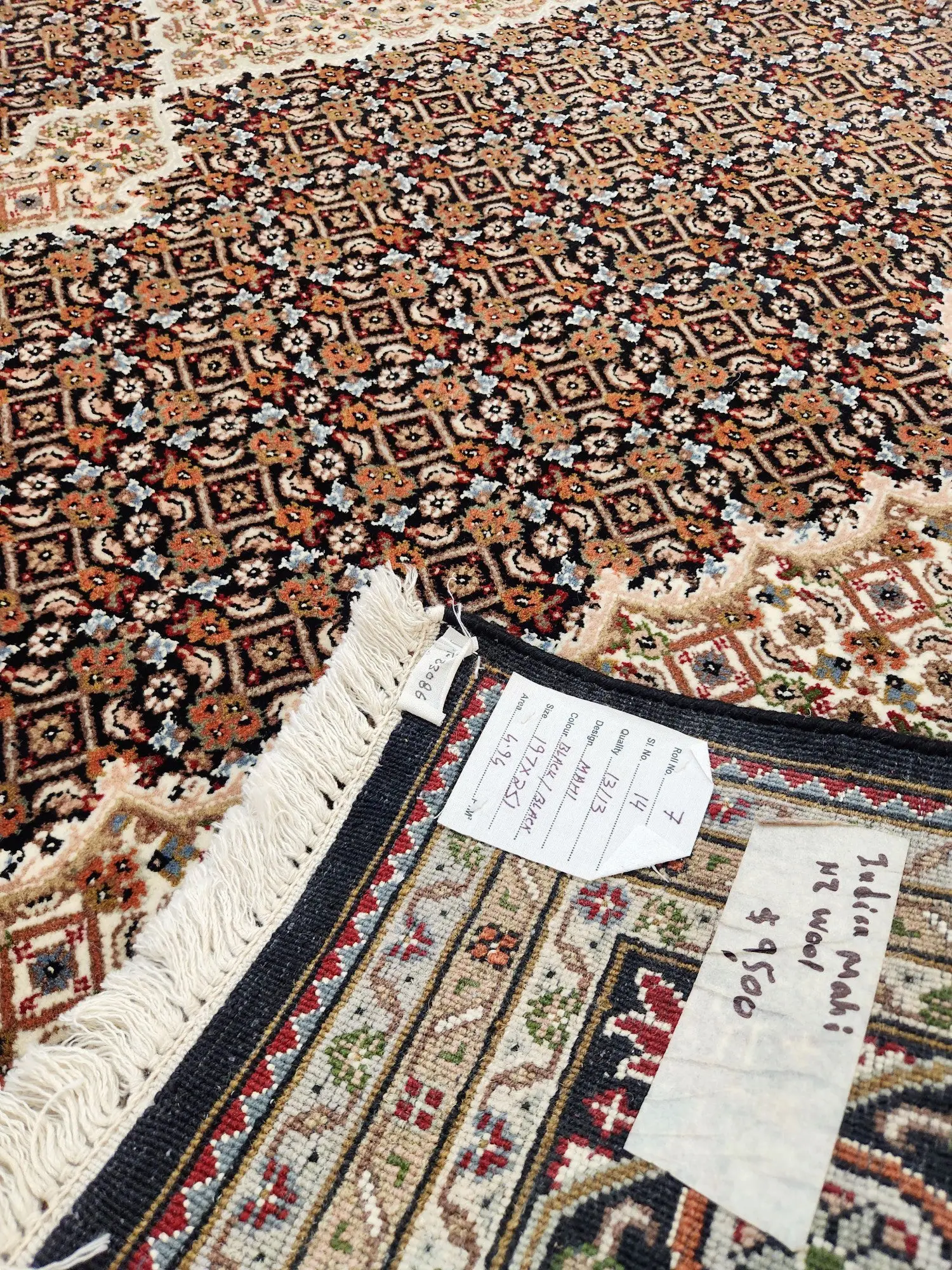 Mahi Tabriz Indian Rug 1.97 x 2.51m - image 6