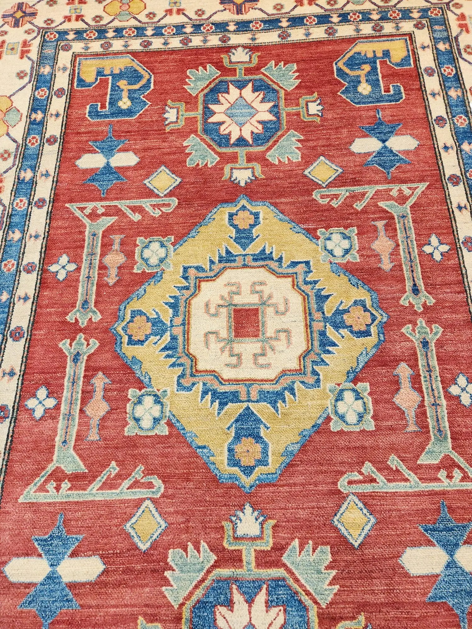 Kazak Wool Vegetable Dye Rug 296 x 210 cm - image 7