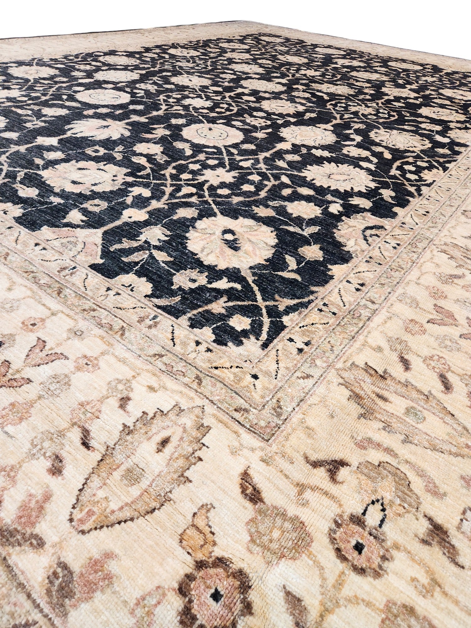 Kashan Persian Rug lamb's wool 350x250cm