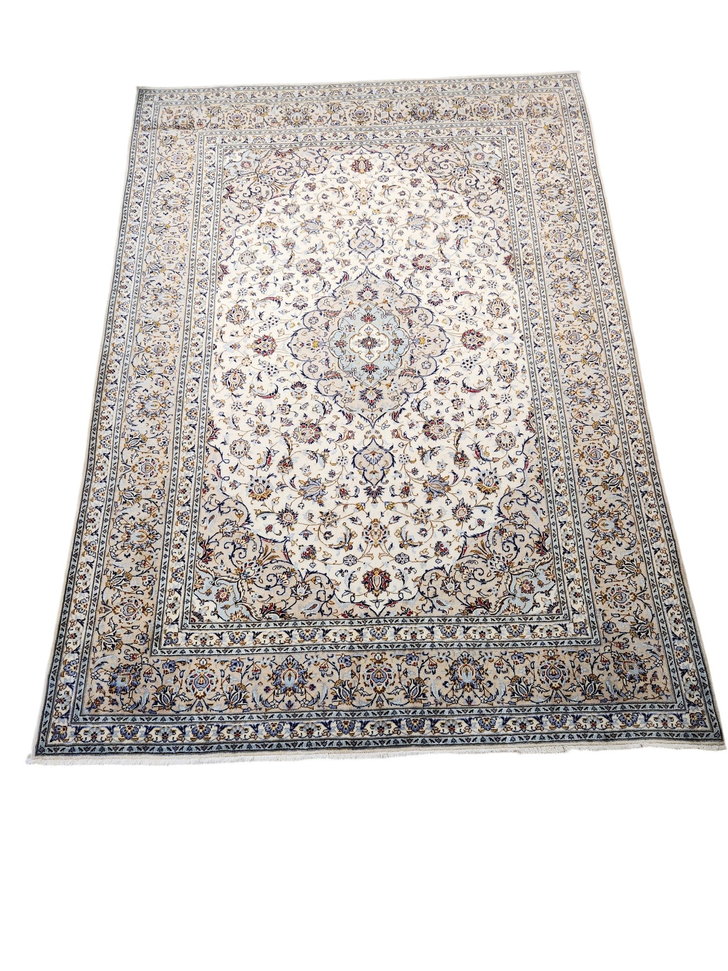 Kashan Persian Rug lamb's wool 350x250cm