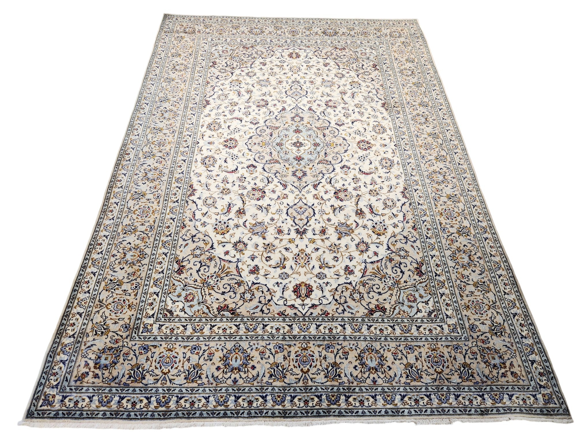 Kashan Persian Rug lamb's wool 350x250cm