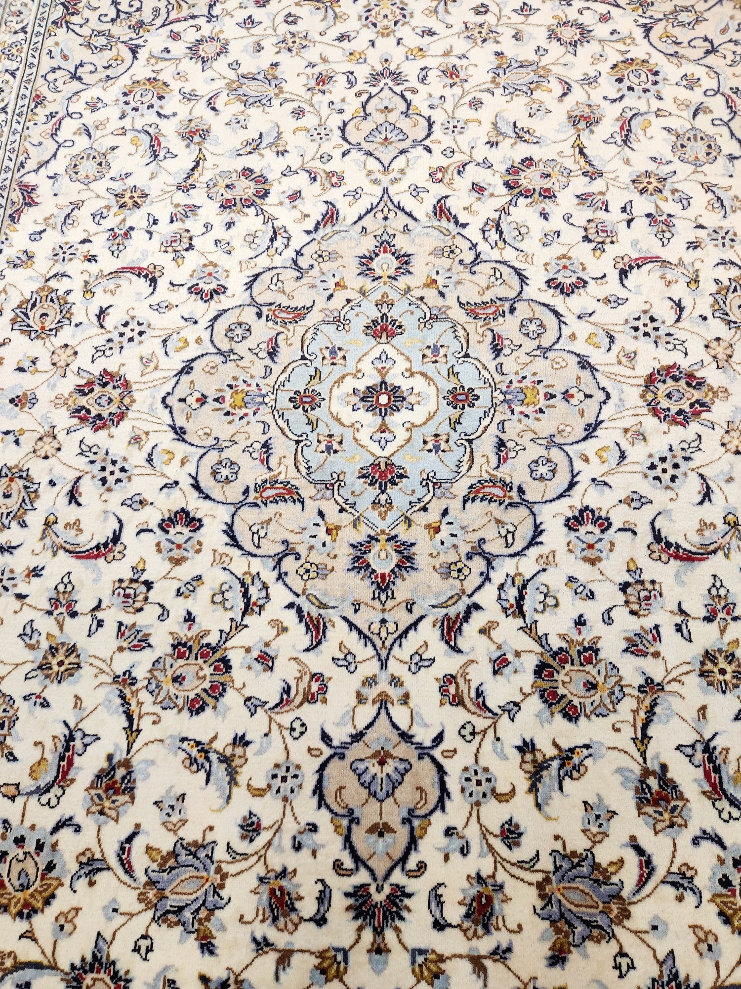 Kashan Persian Rug lamb's wool 350x250cm