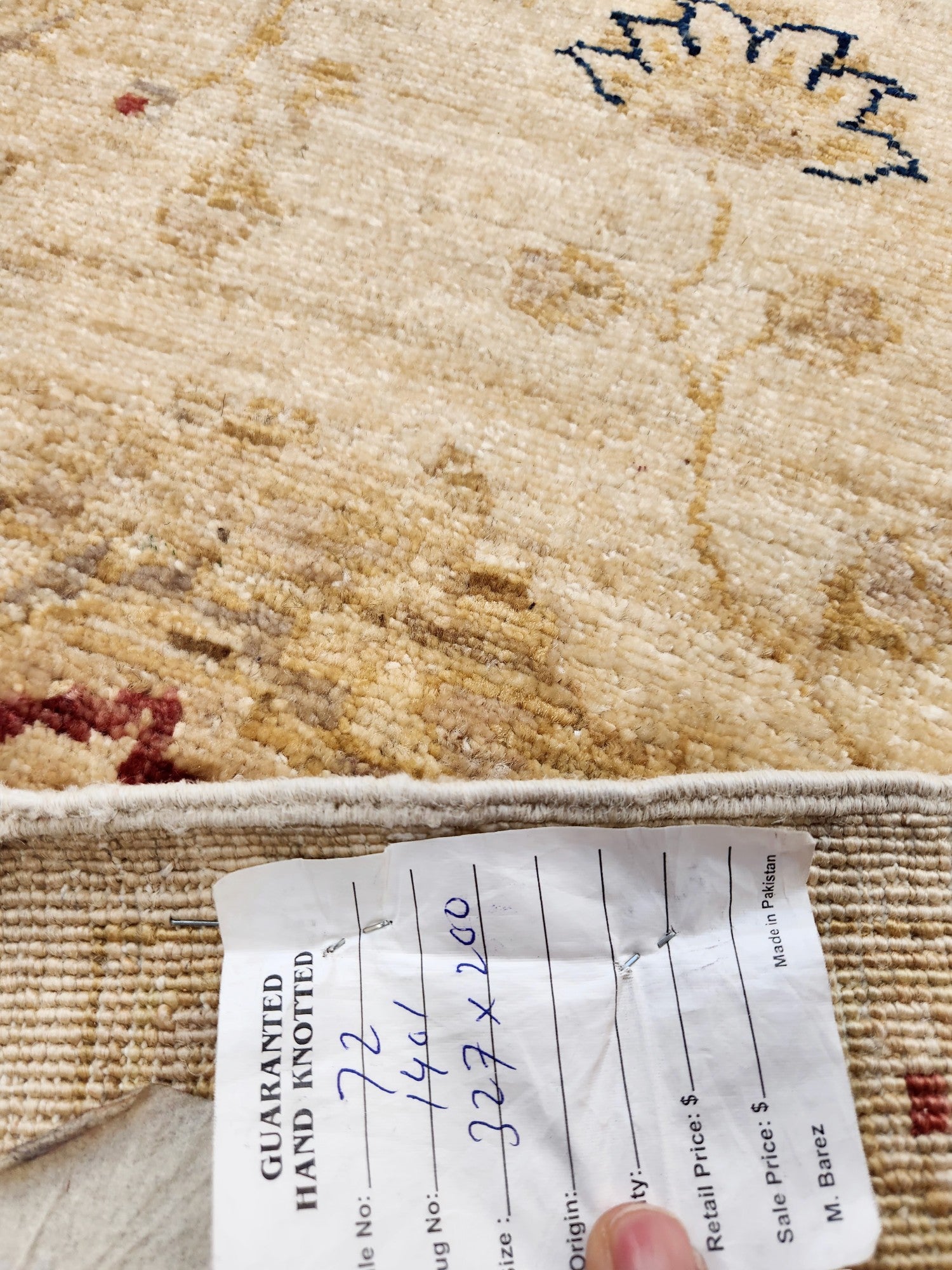 Chobi Veggie Dye Rug 327x200cm