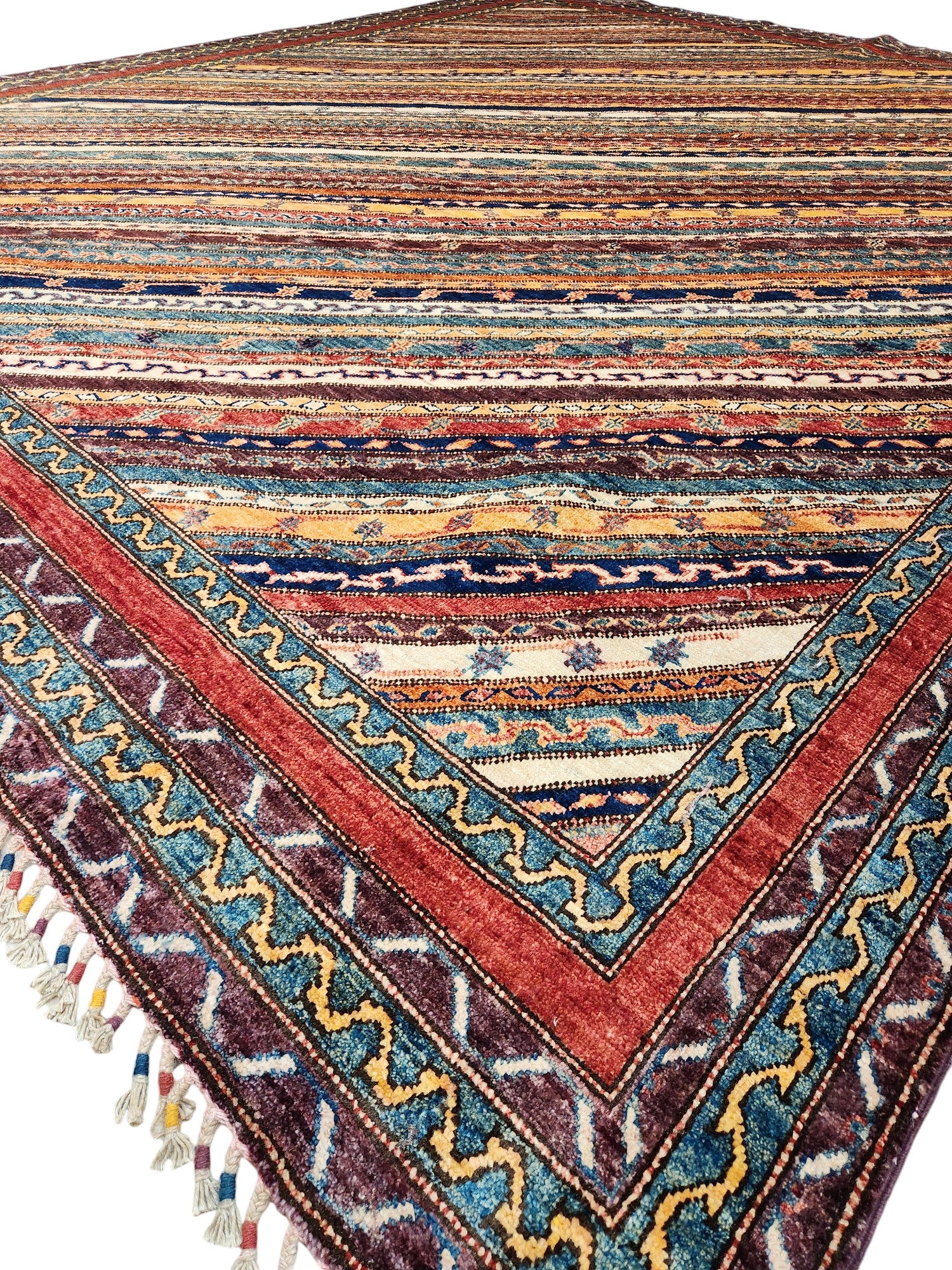 Shawl Super Kazak Afghan Rug 300x250 cm