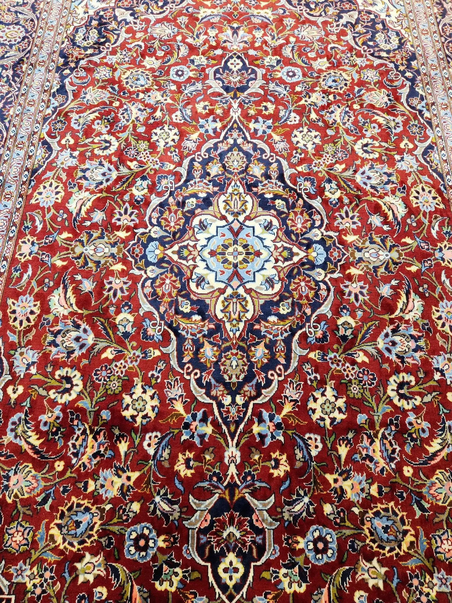 Persian Kashan lamb's wool Rug 310x198cm - image 3