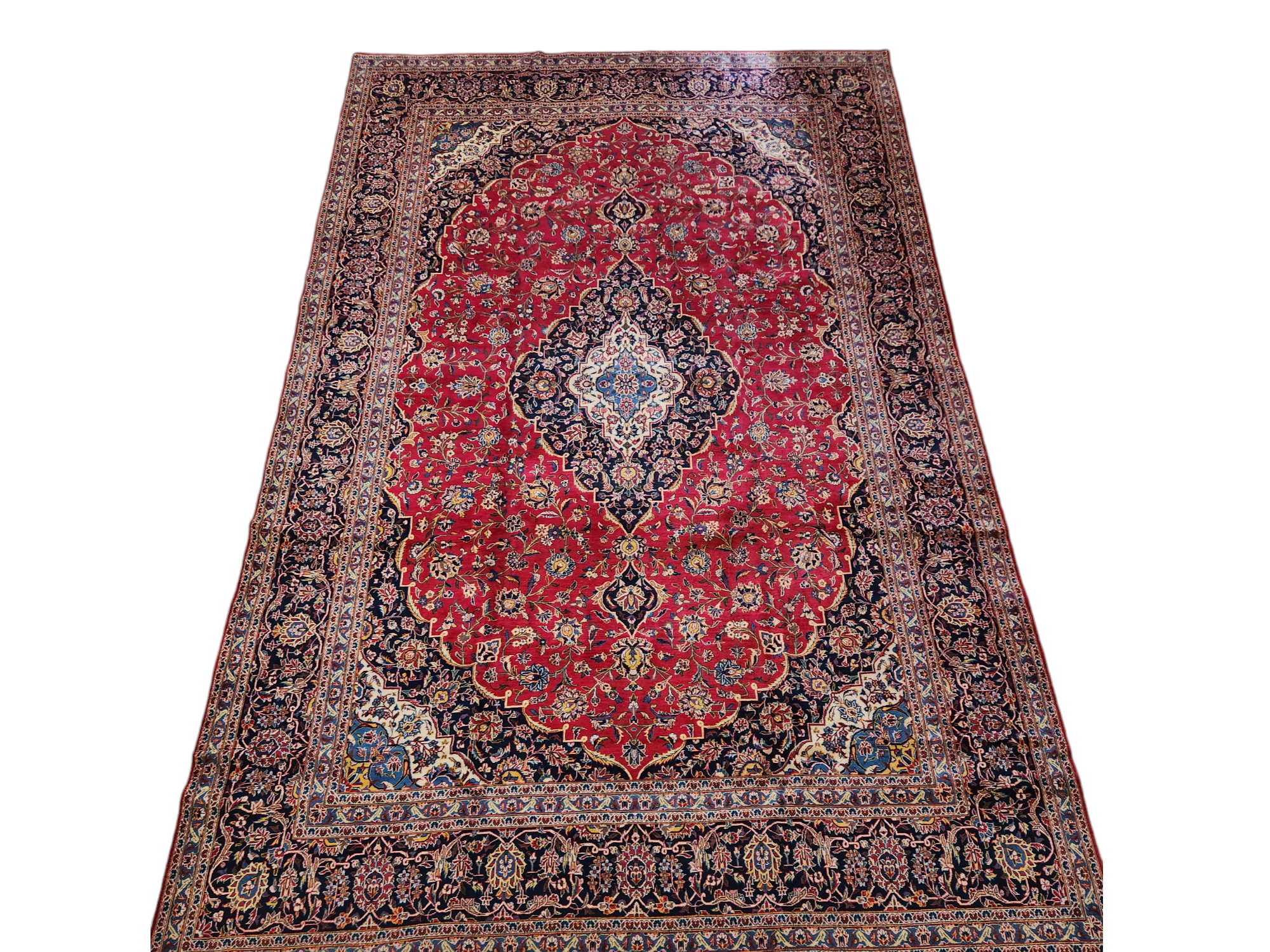 Persian vintage Kashan Rug 475x305m