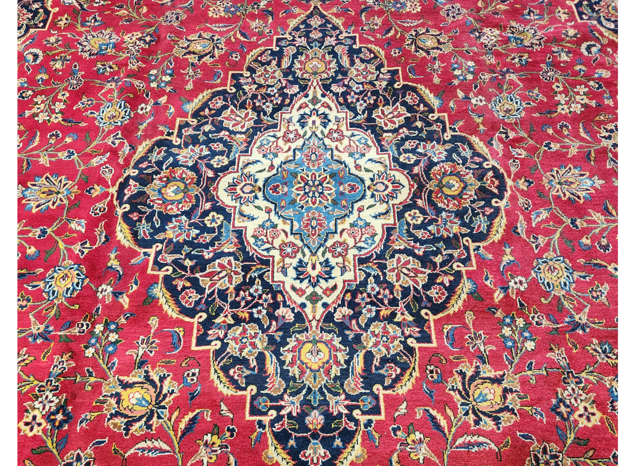 Persian vintage Kashan Rug 475x305m
