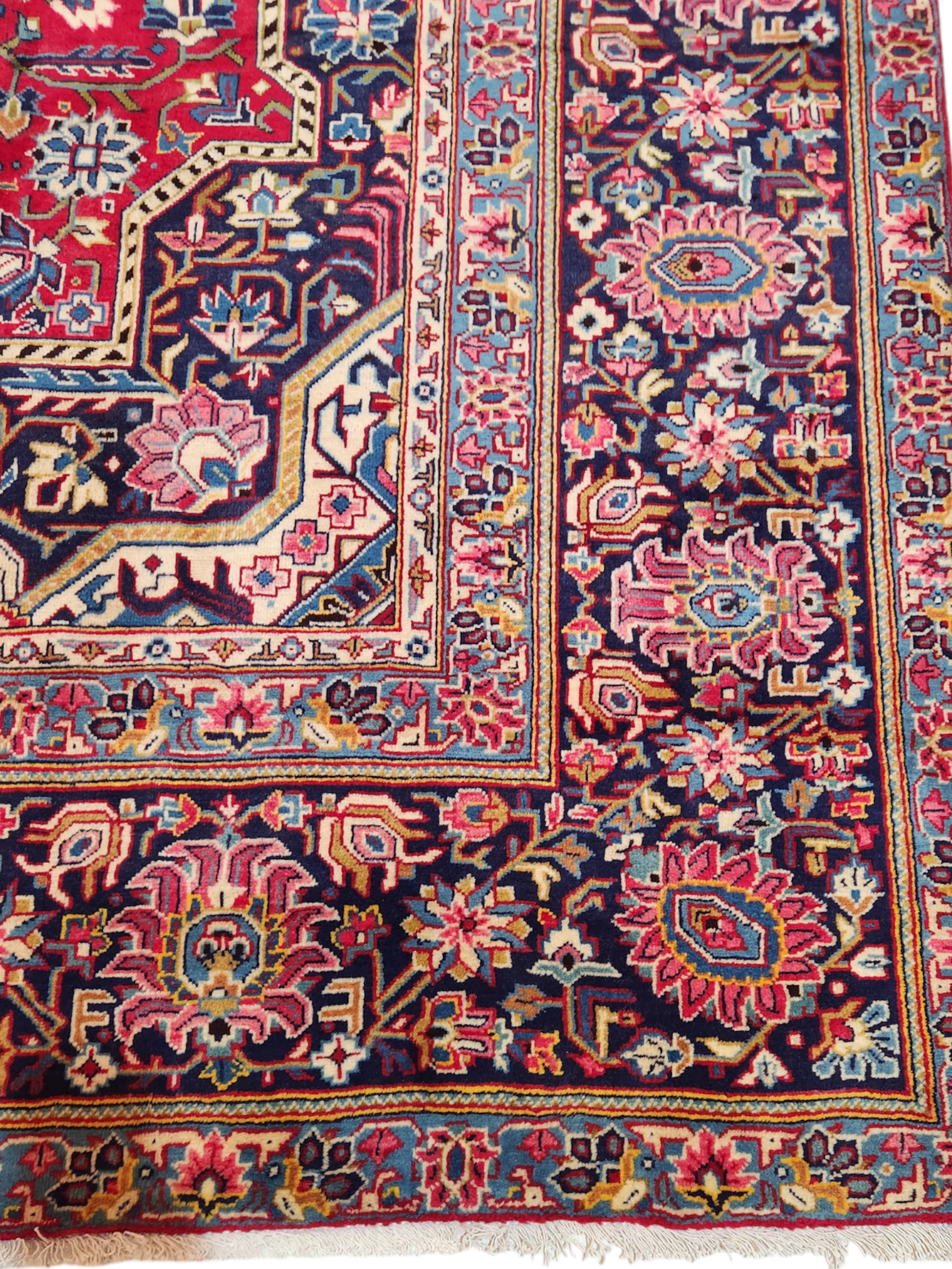 Persian vintage Kashan Rug 396x296 cm