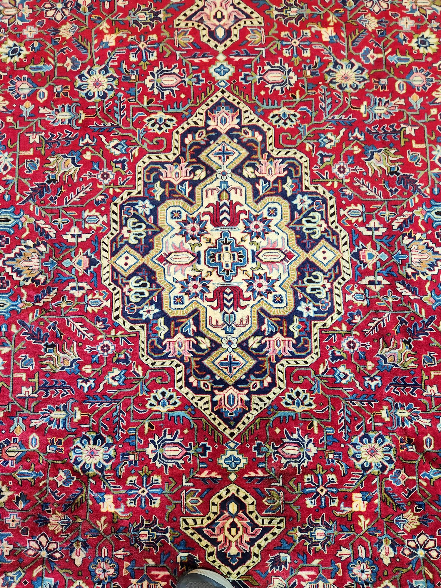 Persian vintage Kashan Rug 396x296 cm