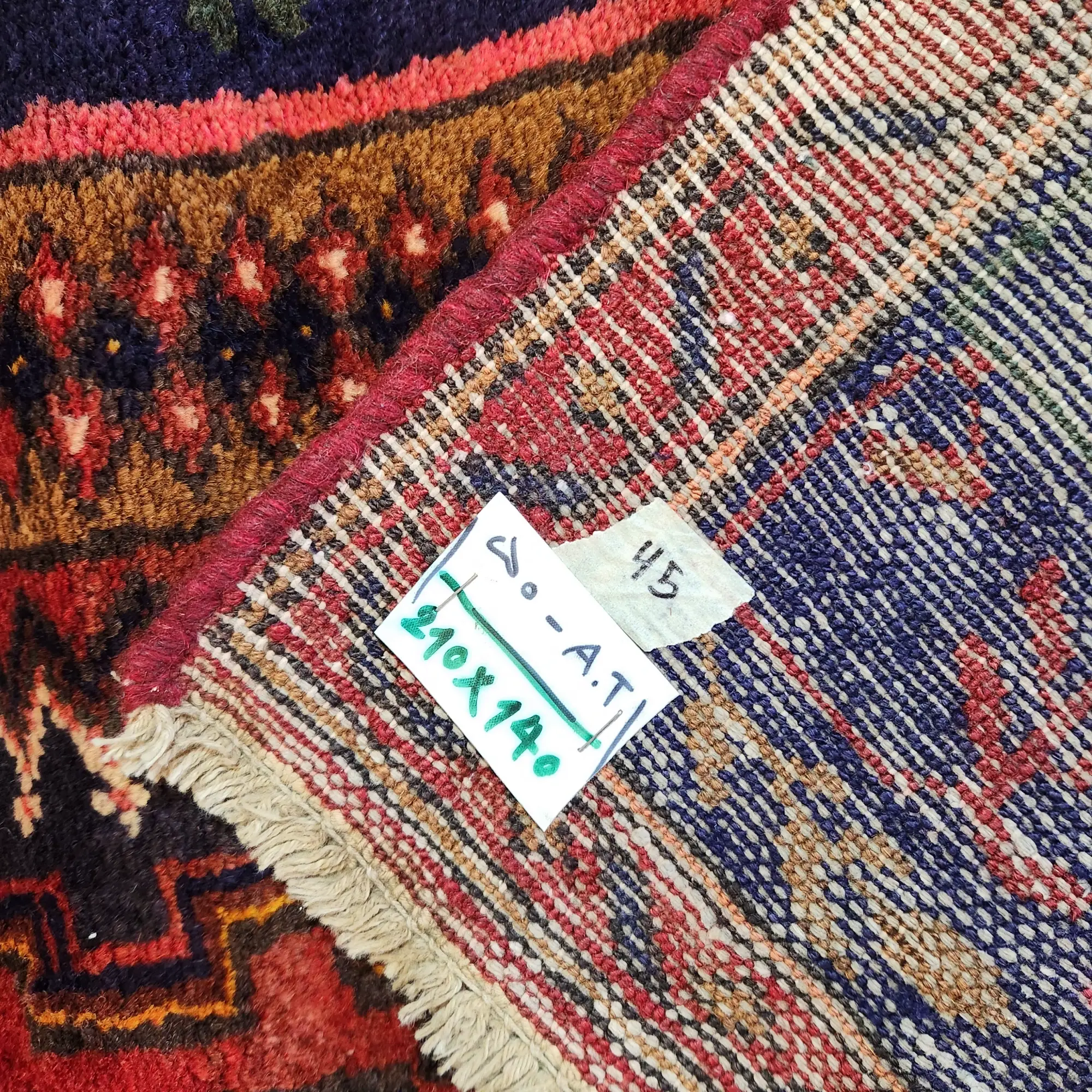 Zanjan Persian Rug 210x140cm - image 5