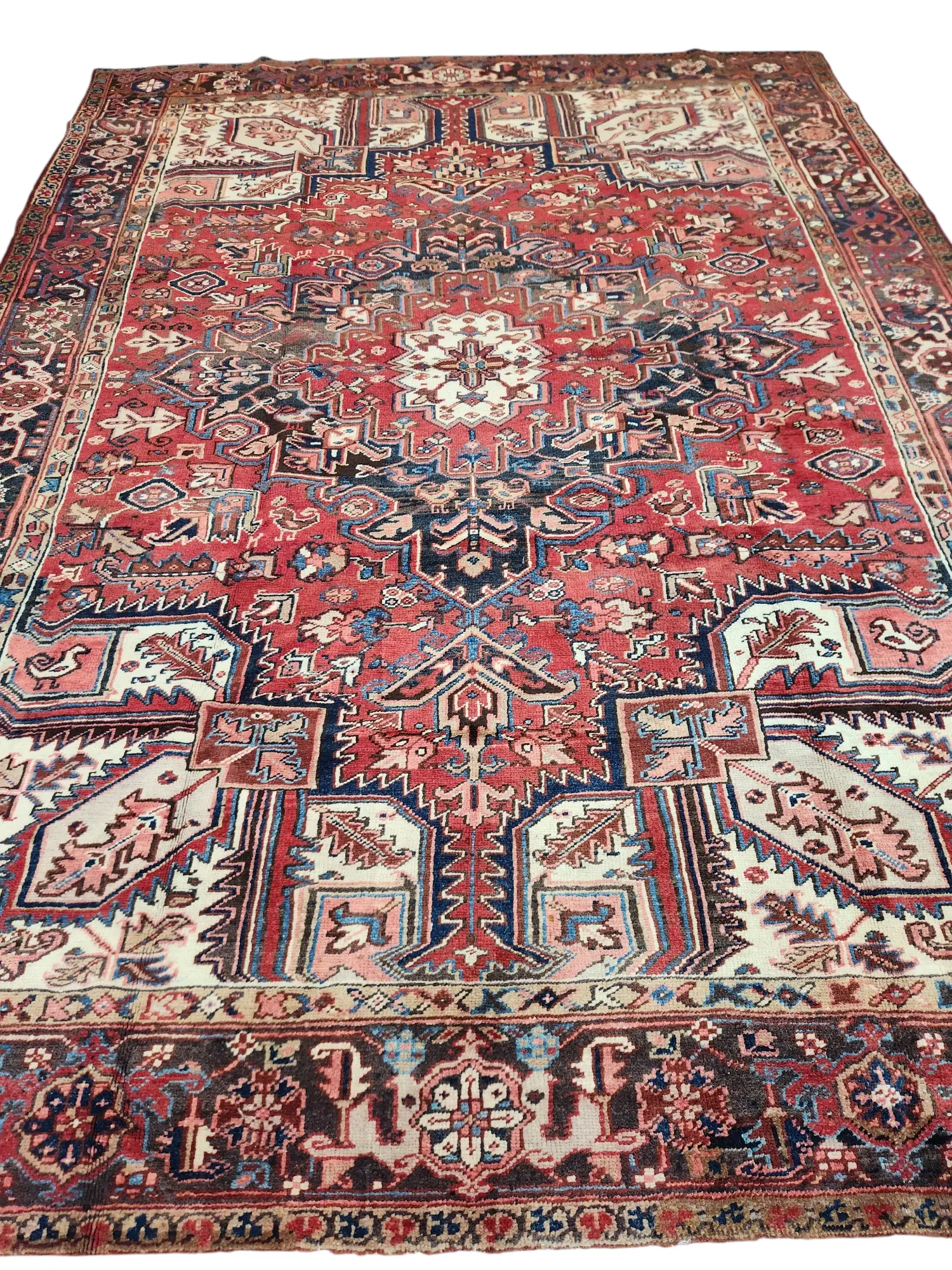 Heriz Vintage Persian Rug 325x238 cm
