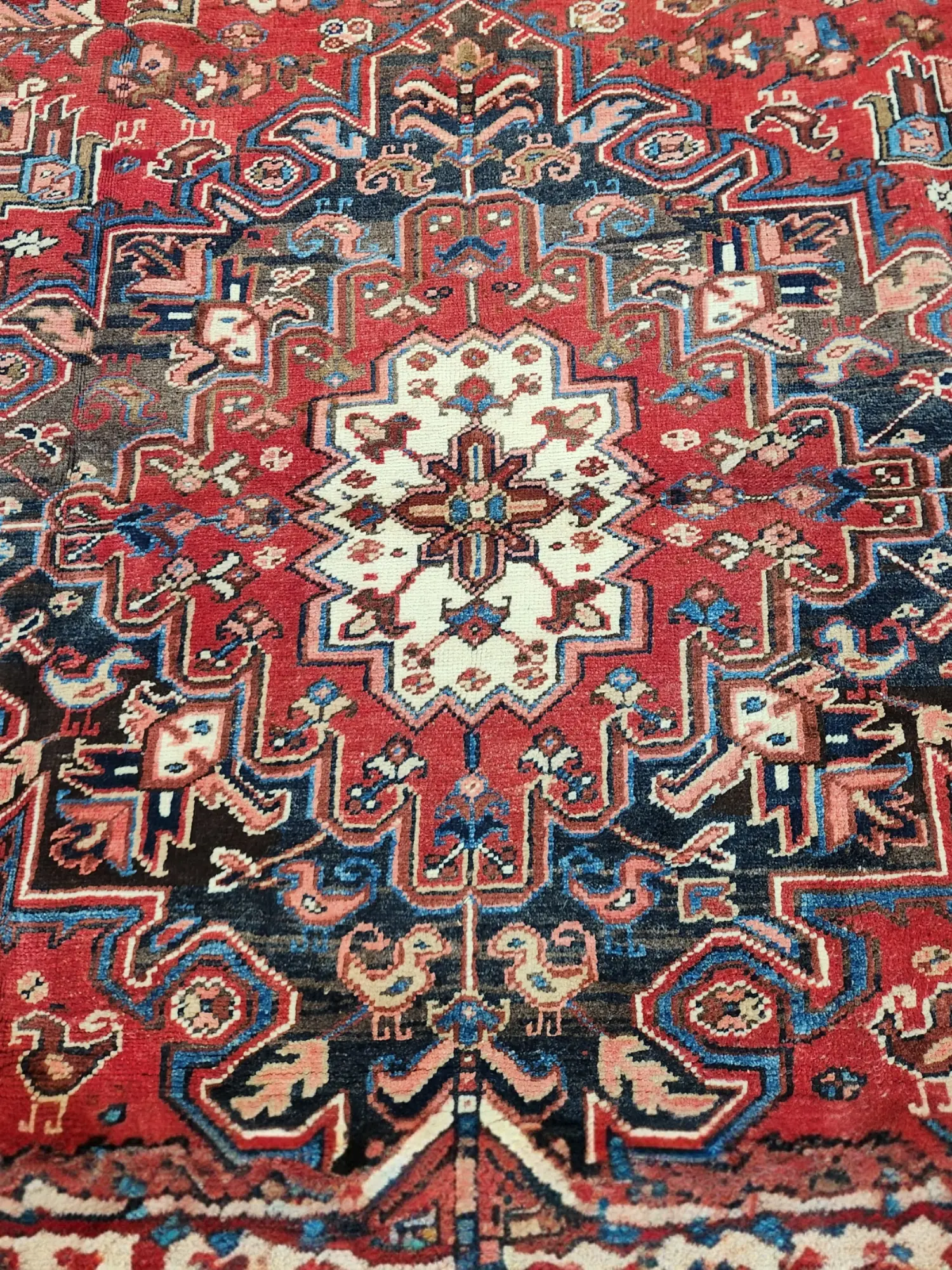 Heriz Vintage Persian Rug 325x238 cm - image 4
