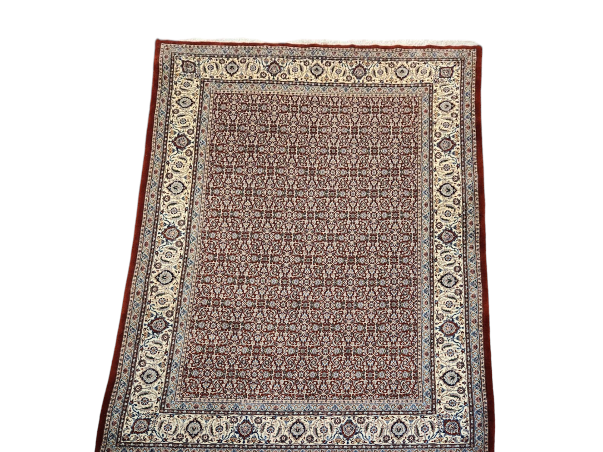 Birjand Mood Persian Rug Lamb's wool and silk inlaid 350x250cm