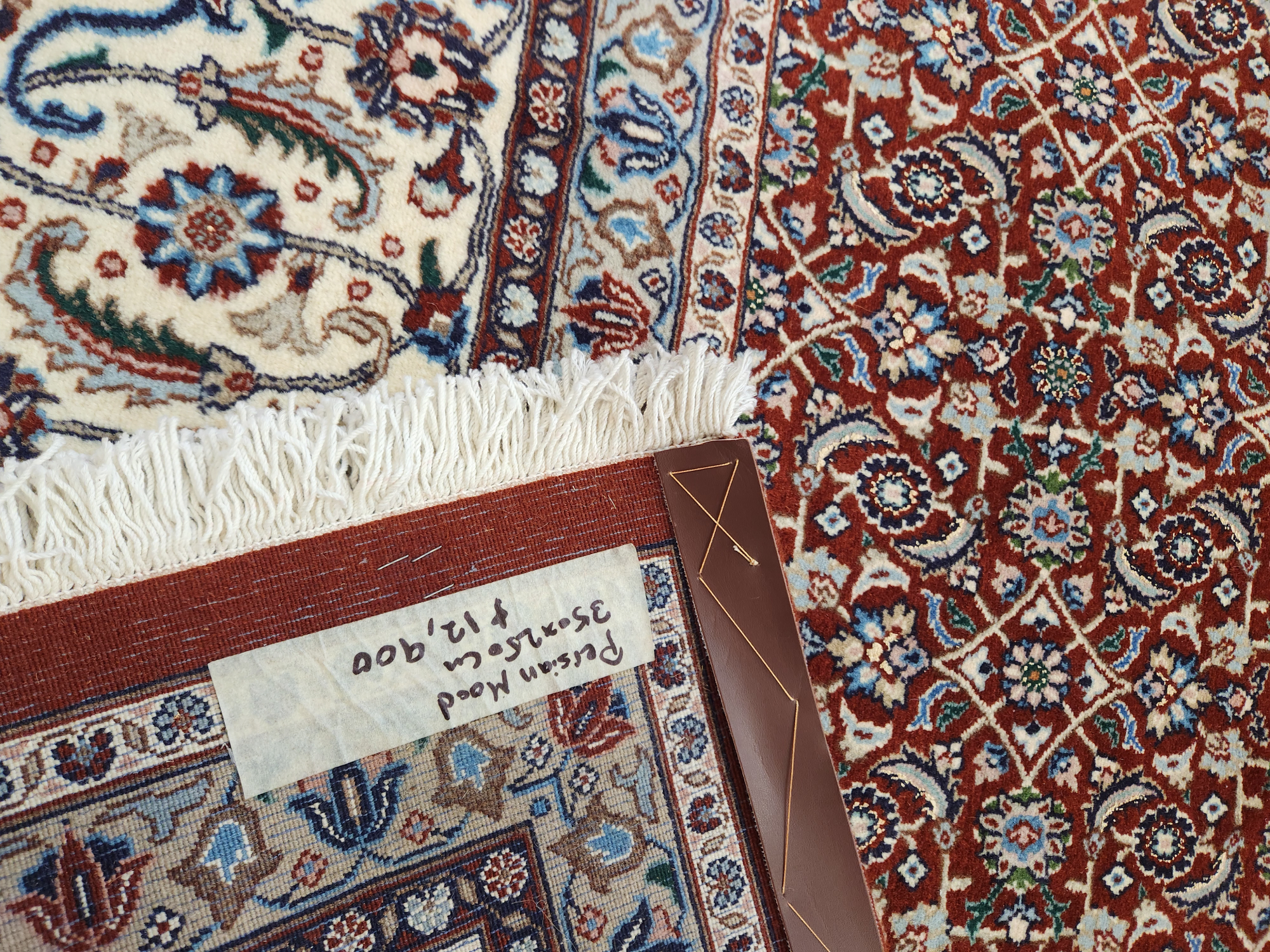 Birjand Mood Persian Rug Lamb's wool and silk inlaid 350x250cm