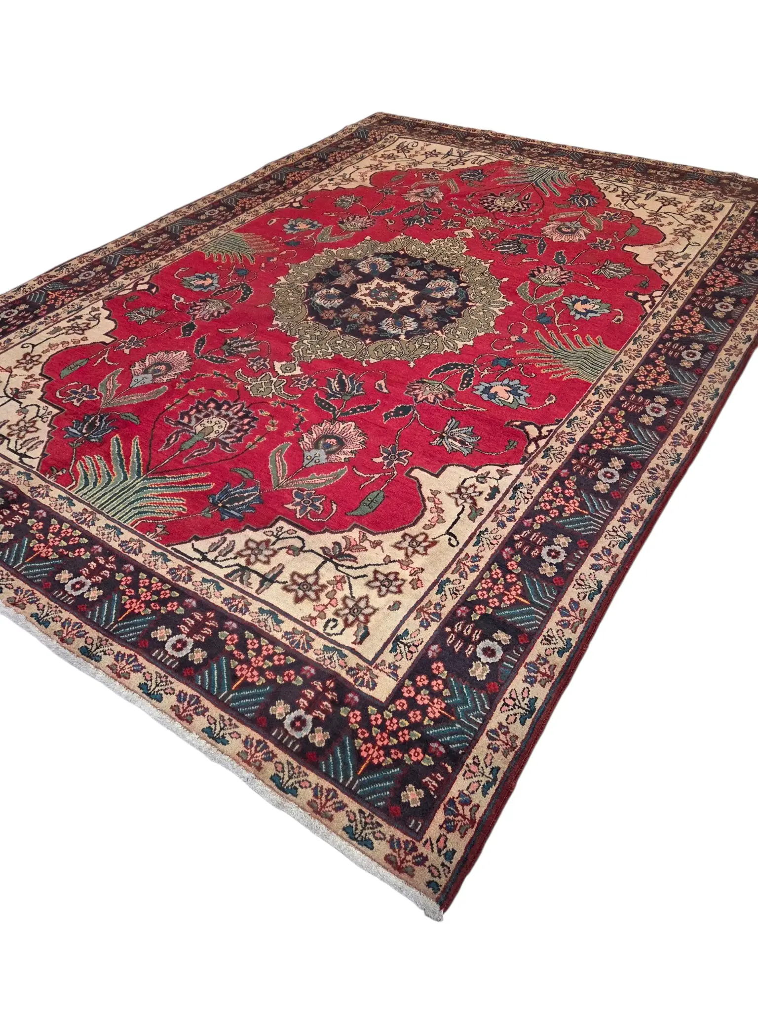 Tabriz Persian Handmade Vintage Rug 320 x 230 cm - image 4