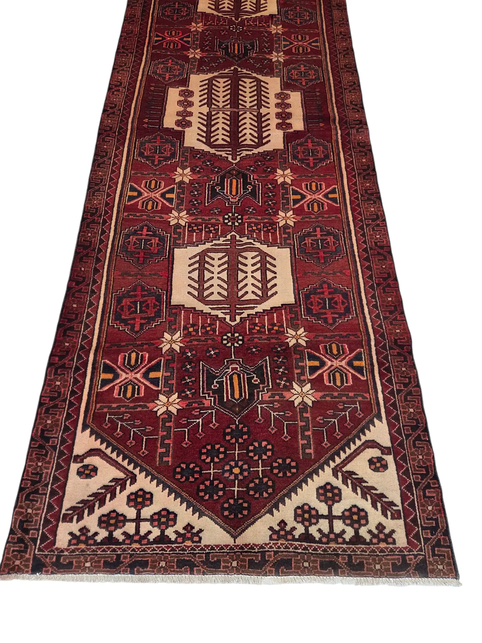 Hamedan Persian Runner 3.15 x 1.05m - image 3