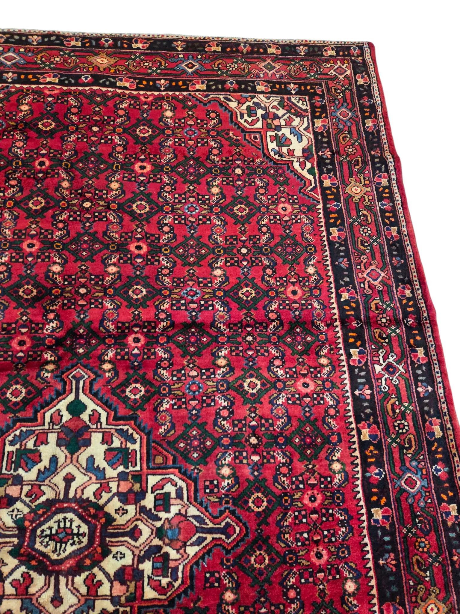Hosseinabad Persian Handmade Pure Wool Rug 317x207 cm - image 3