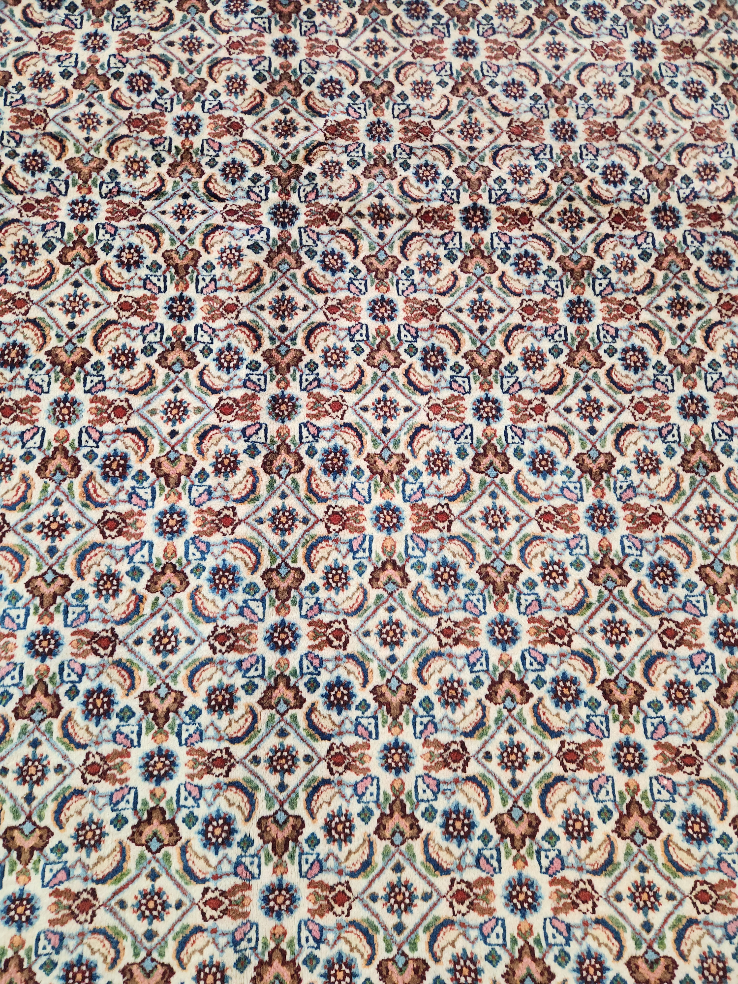 Birjand Mood Persian Rug Lamb's wool and silk inlaid 310x210cm