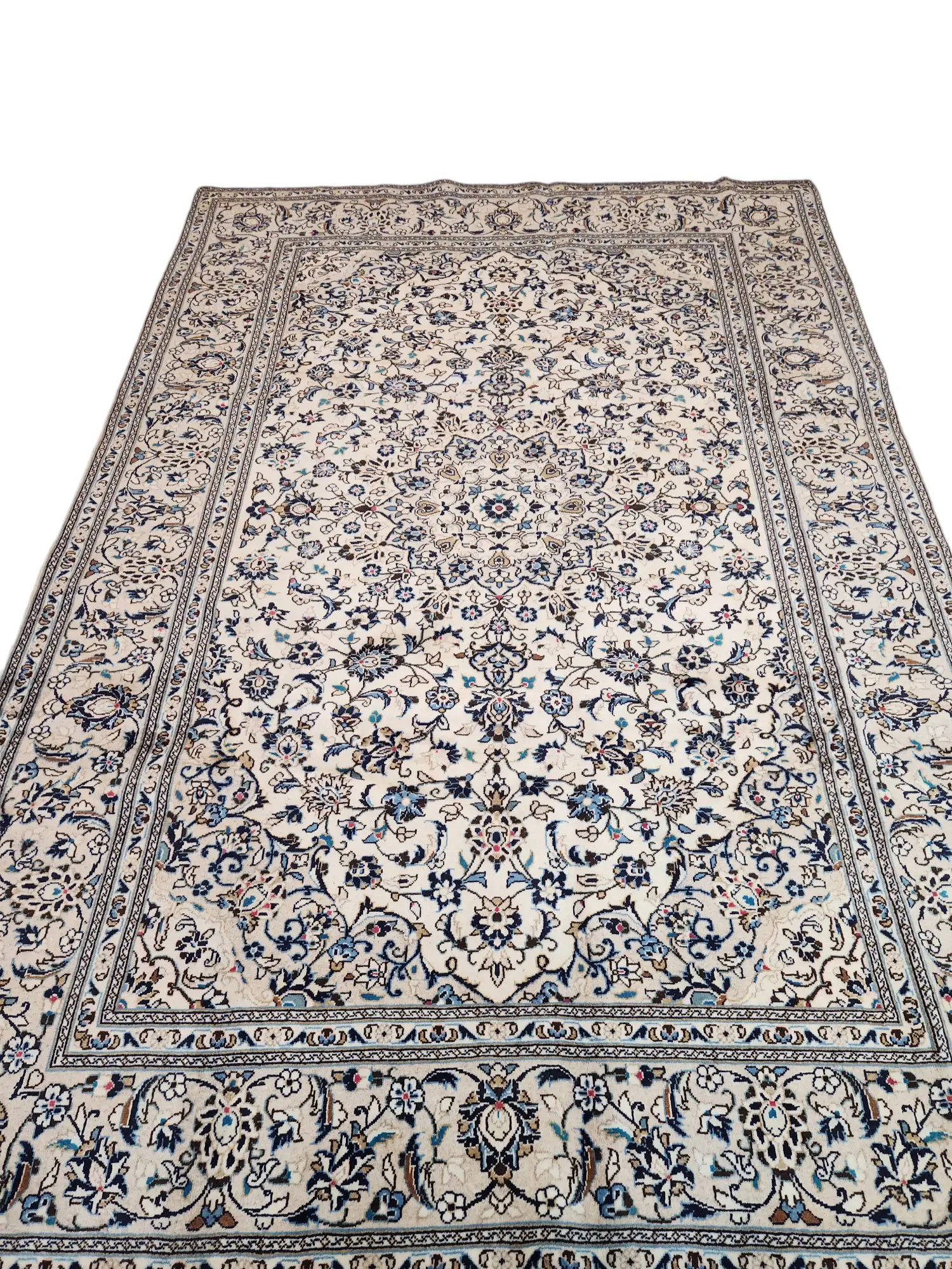 Kashan Lamb's Wool Persian Rug 2.90 x 1.90m