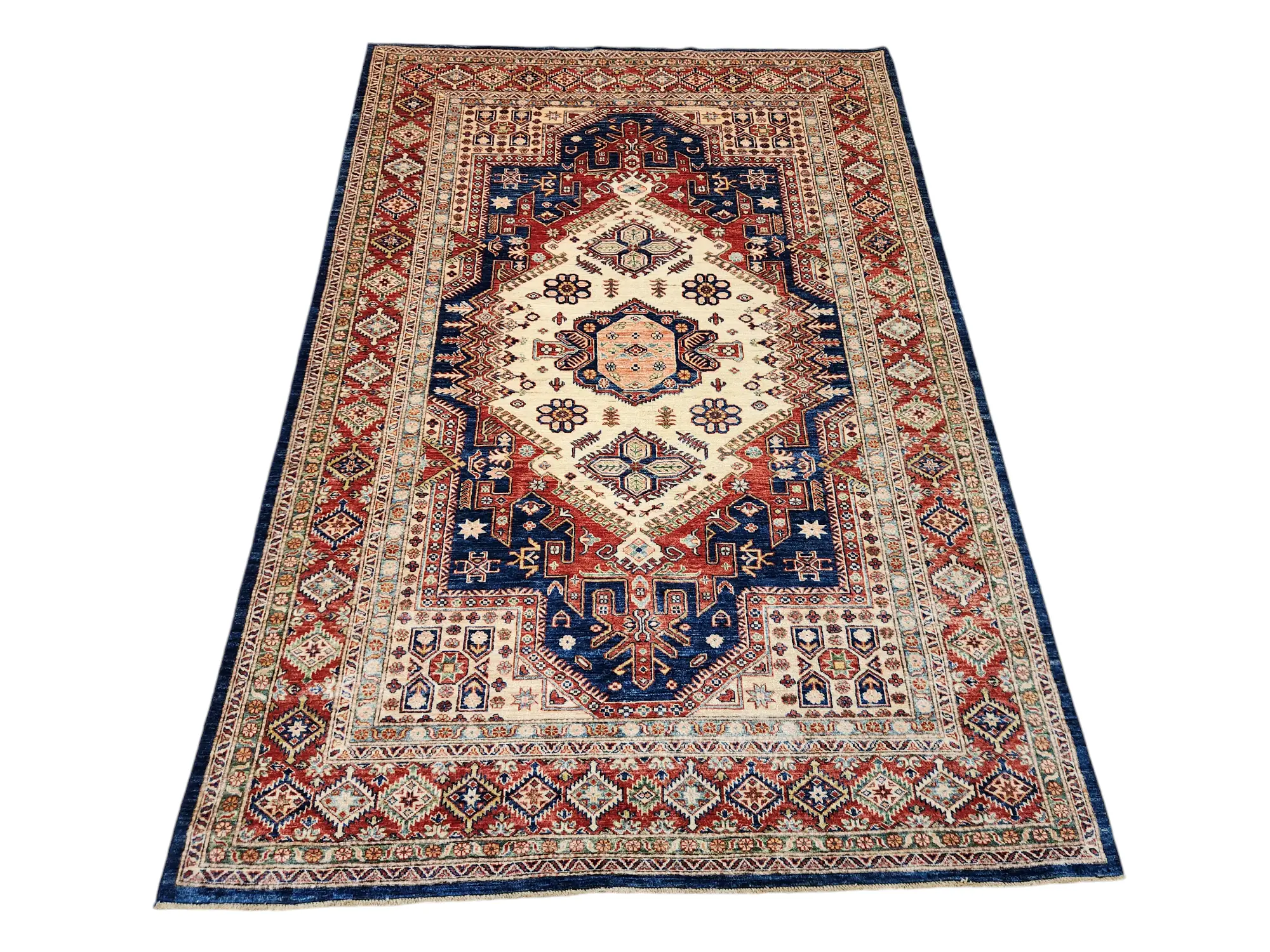 Kazak Vegetable Dye Wool Rug 2.90 x 2.00m