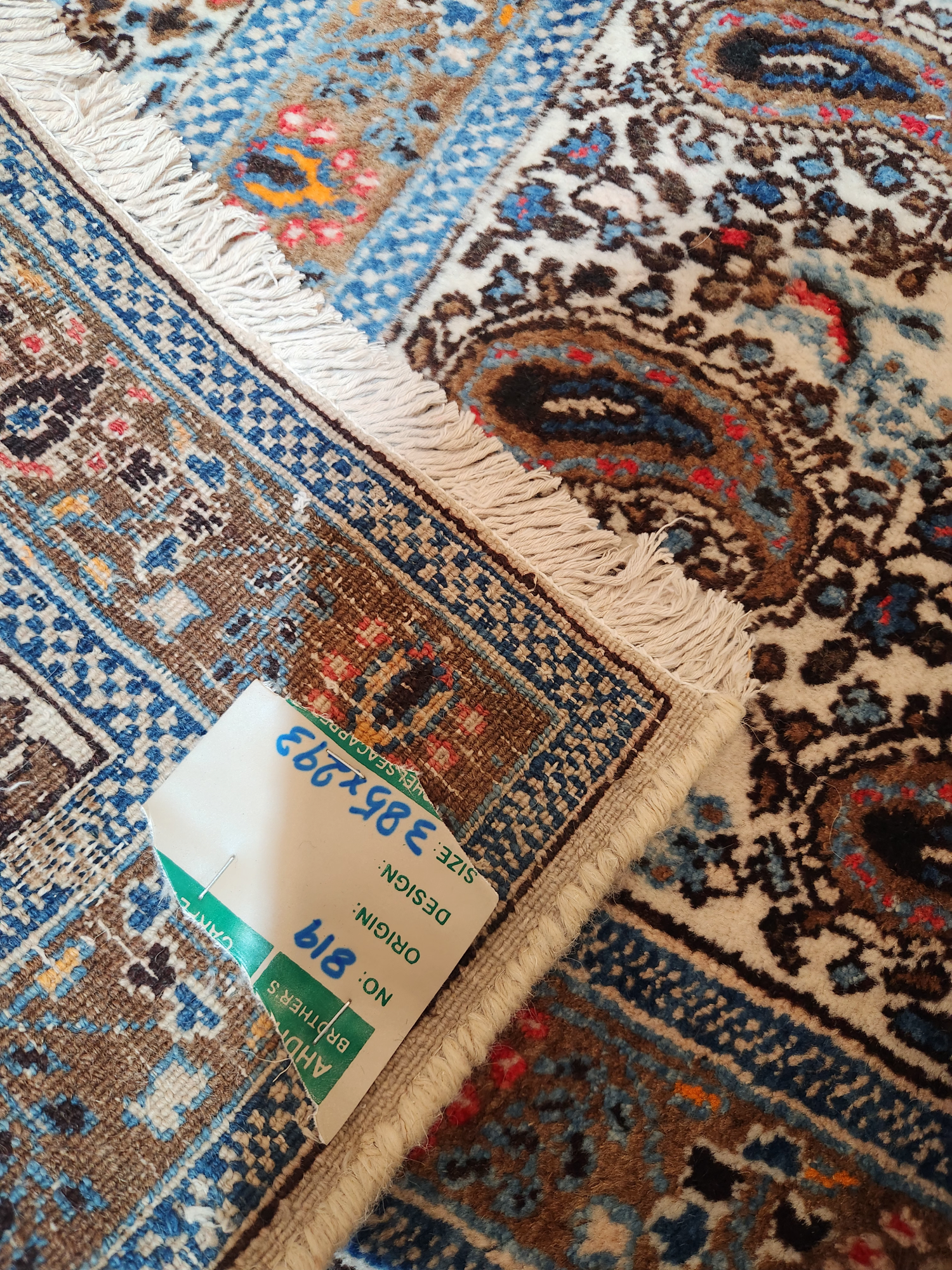 Birjand Mood vintage Persian Rug  385x293cm
