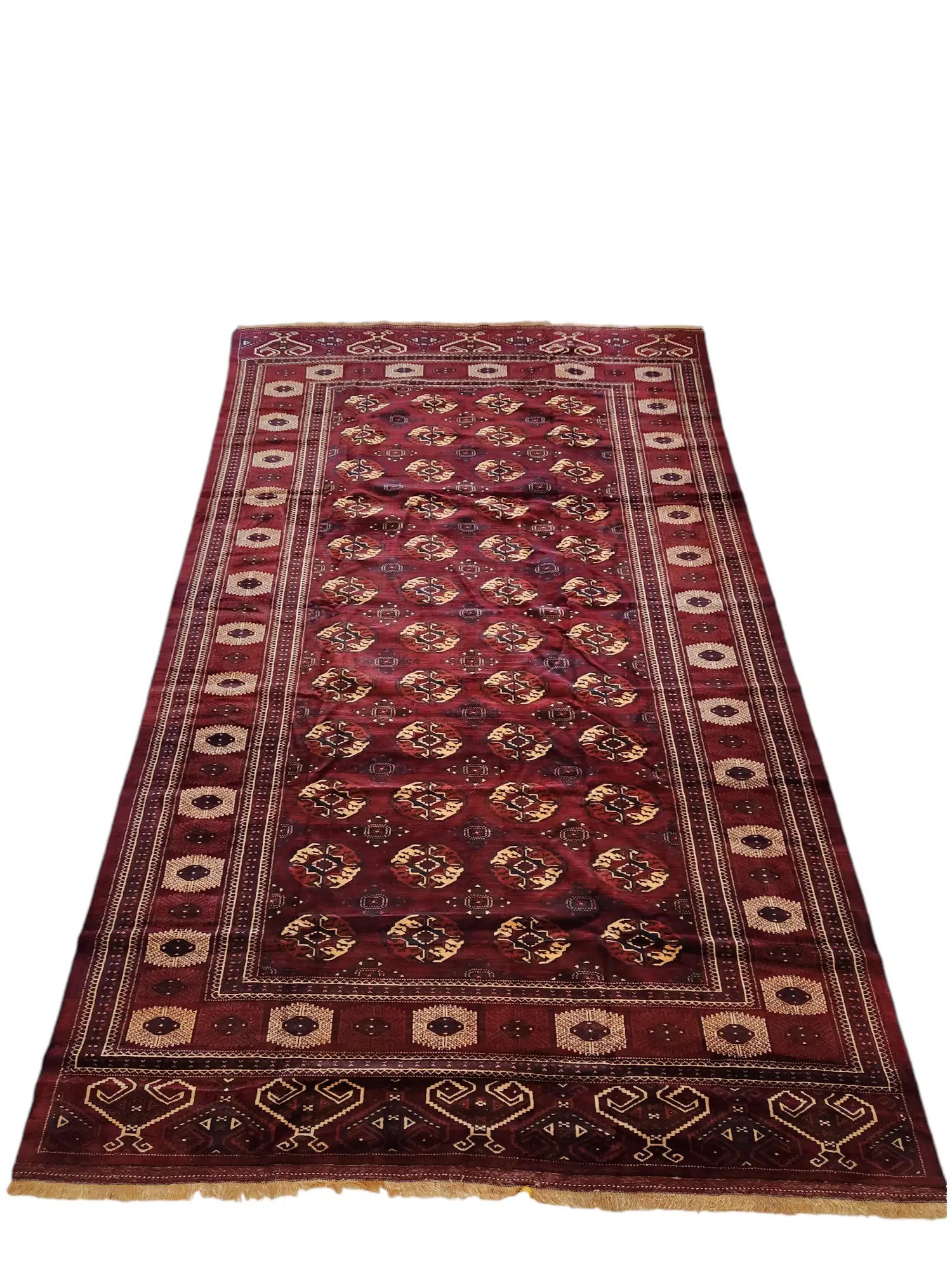 Turkmen Persian Rug 4.10 x 2.63m
