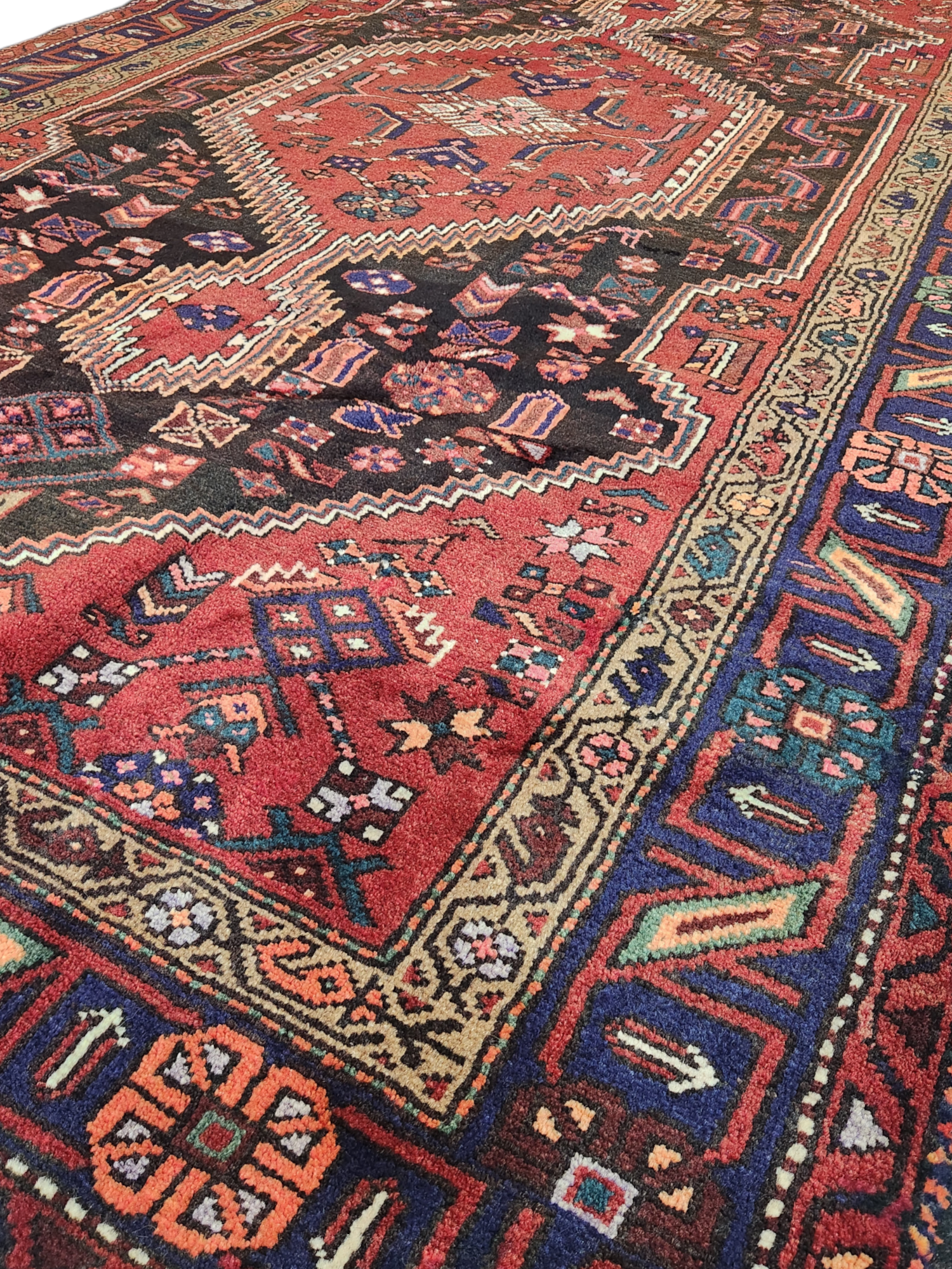 Hamadan Persian Rug 228x184cm