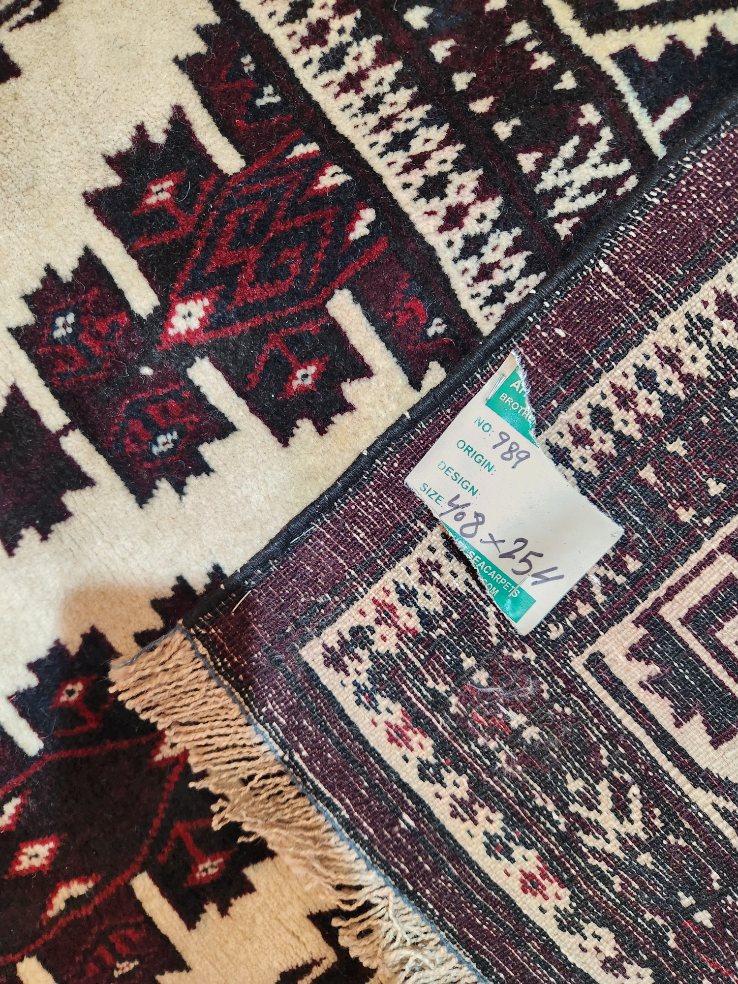 Turkmen Persian Rug 408x254cm